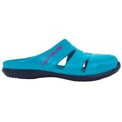 Sabots De Piscine Femme - Clog 100 - Bleu Luxury -Pas Cher Nautisport Magasin sabots de piscine femme clog 100 bleu luxury 3