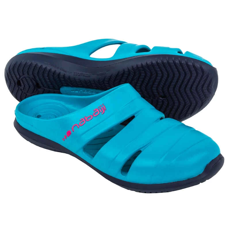 Sabots De Piscine Femme - Clog 100 - Bleu Luxury 1 Sabots De Piscine Femme - Clog 100 - Bleu Luxury