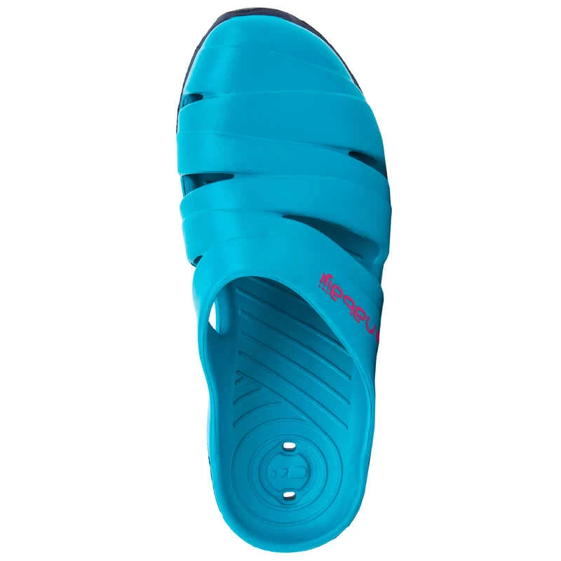 Sabots De Piscine Femme - Clog 100 - Bleu Luxury 2 Sabots De Piscine Femme - Clog 100 - Bleu Luxury – Image 2