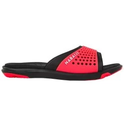 Sandale Claquette Piscine Femme SLAP900 Noir Corail -Pas Cher Nautisport Magasin sandale claquette piscine femme slap900 noir corail 3