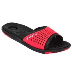 Sandale Claquette Piscine Femme SLAP900 Noir Corail -Pas Cher Nautisport Magasin sandale claquette piscine femme slap900 noir corail 4