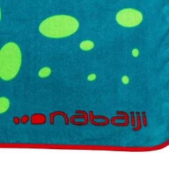Serviette De Bain Bébé Imprimé Dragon Bleu Vert -Pas Cher Nautisport Magasin serviette de bain bebe imprime dragon bleu vert 2