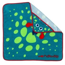 Serviette De Bain Bébé Imprimé Dragon Bleu Vert