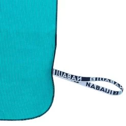 Serviette De Bain Microfibre à Rayures Bleu Taille XL 110 X 175 Cm -Pas Cher Nautisport Magasin serviette microfibre a rayures taille xl 110 x 175 cm bleu 2