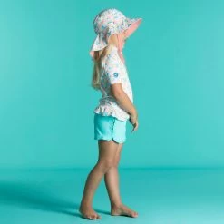 Short De Bain Bébé / Enfant Vert Menthe -Pas Cher Nautisport Magasin short de bain bebe enfant vert menthe 4