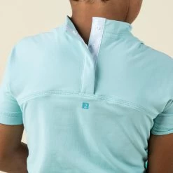 T-shirt Anti UV Bébé Manches Courtes Bleu Clair -Pas Cher Nautisport Magasin t shirt anti uv bebe manches courtes bleu clair 7