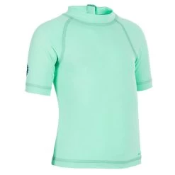 T-shirt Anti UV Bébé Manches Courtes Vert Clair