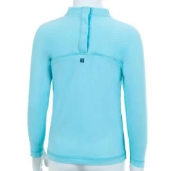 T-shirt Anti UV Bébé Manches Longues Bleu -Pas Cher Nautisport Magasin t shirt anti uv bebe manches longues bleu 2