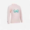 T-shirt Anti UV Bébé Manches Longues Rose