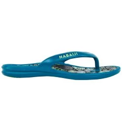 Tongs De Piscine Enfants - Tonga 500 Print - Citym Bleu -Pas Cher Nautisport Magasin tongs de piscine enfants tonga 500 print citym bleu 4