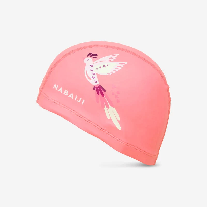 Pas Cher Nautisport Magasin -Pas Cher Nautisport Magasin bonnet de bain maille silicone print bird corail